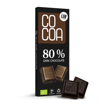 COCOA czekolada ciemna 80% BIO 40g