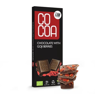 COCOA czekolada z jagodami goji BIO 40g