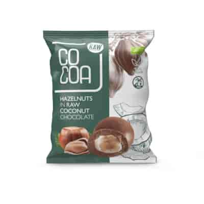 COCOA orzechy laskowe w czek. kokosowej BIO 70g