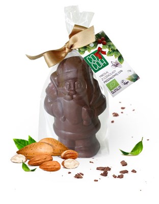 COCOA Mikołaj - czekolada migdałowa BIO 75g