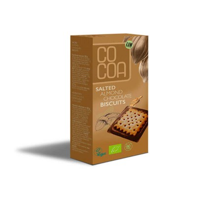 COCOA herbatniki z migdałową czek. i solą BIO 95g