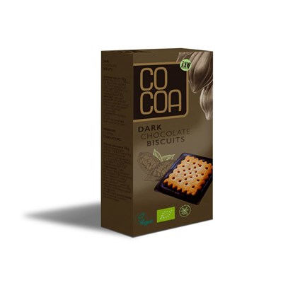 COCOA herbatniki z ciemną czekoladą EKO 95g