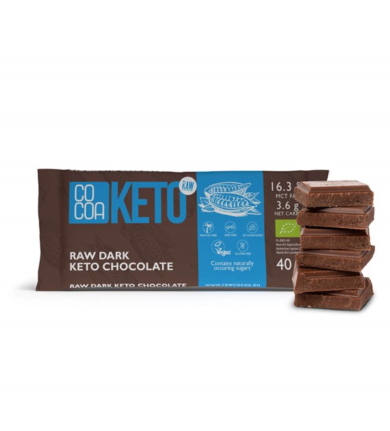 COCOA KETO czekolada ciemna BIO 40g