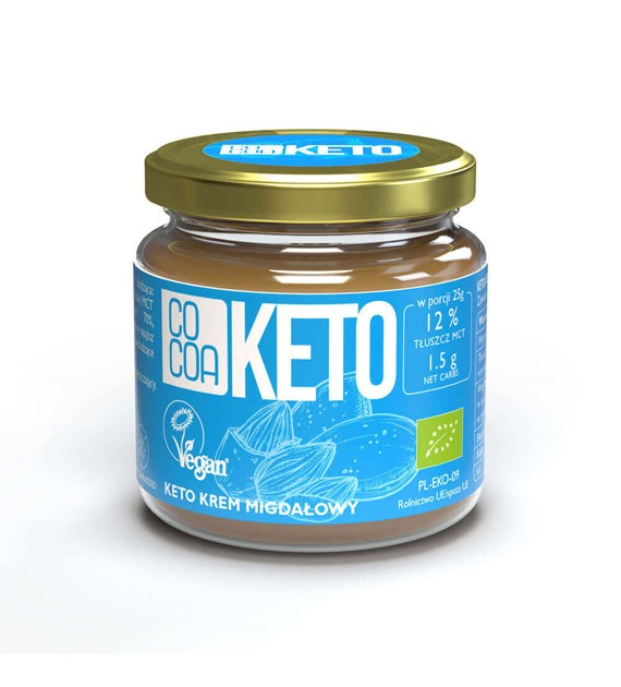 COCOA KETO krem migdałowy BIO 200g