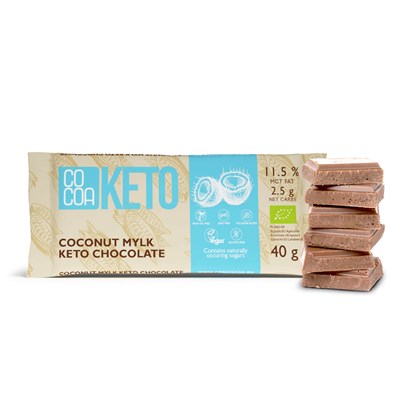 COCOA KETO czekolada kokosowa BIO 40g