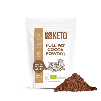 COCOA KETO  kakao w proszu fullfat BIO 250g