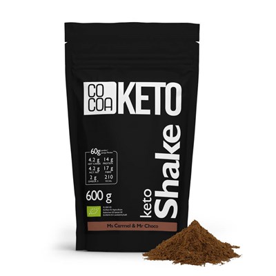 COCOA KETO shake MCT karmel&choco BIO 600g