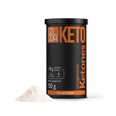 COCOA KETO Ketony Egzogenne Sorbet Pomarańcz 150g