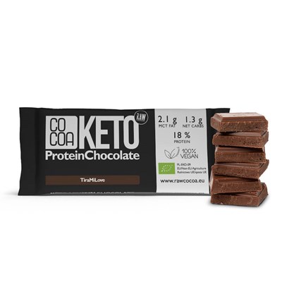 COCOA KETO czekolada proteinowa TiraMiLove BIO 40g