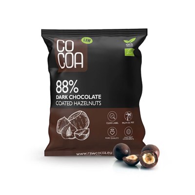 COCOA orzech laskowy w czekoladzie 88% BIO 70g