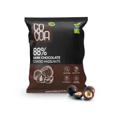 COCOA orzech laskowy w czekoladzie 88% BIO 70g
