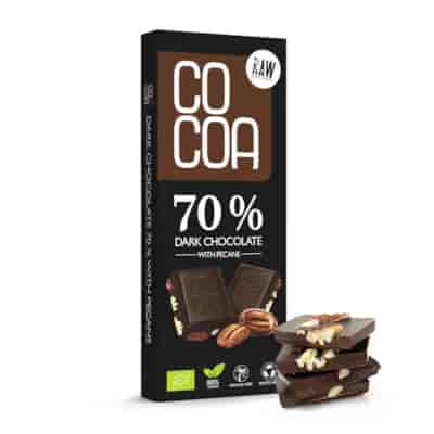 COCOA czekolada ciemna 70% z o. pekan BIO 40g