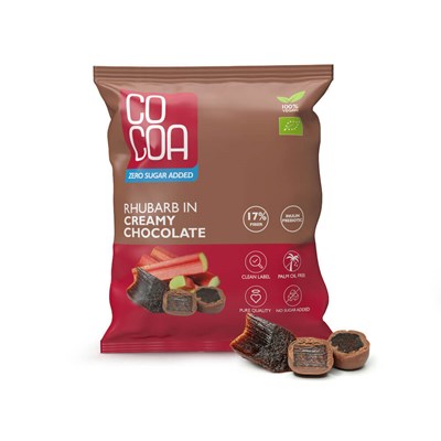 COCOA rabarbar w czekoladzie creamy BIO 70g