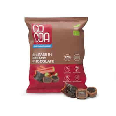 COCOA rabarbar w czekoladzie creamy BIO 70g