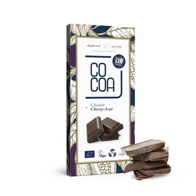 COCOA czekolada wiśnia - acai BIO 50g