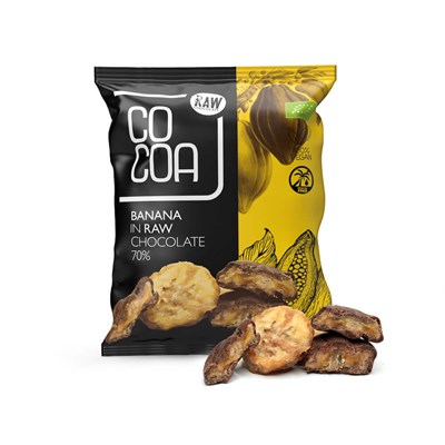 COCOA banany w czekoladzie BIO 70g