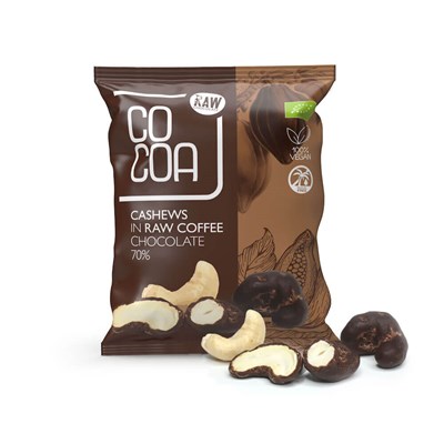 COCOA orzechy nerkowca w czekol. kawowej BIO 70g