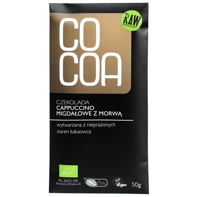 COCOA czekolada cappuccino BIO 50g