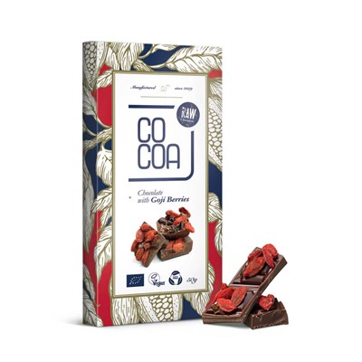 COCOA czekolada z jagodami goji BIO 50g